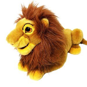 Disney Lion King 30" Adult Simba Mufasa Plush Hand Puppet Stuffed Animal EUC